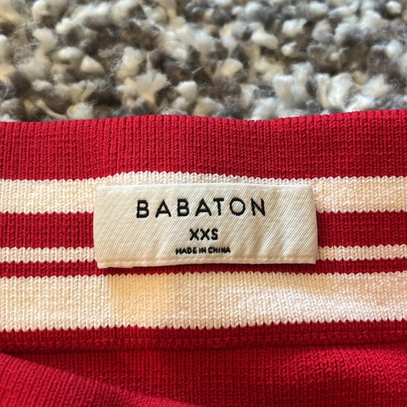 Babaton red long skirt size xxs - Picture 2 of 2